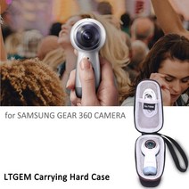 삼성 기어 360 sm-r2102017 에디션 구면 캠 360도 4k 카메라용 ltgem eva 하드 케이스 - 카메라 보호용 휴대