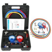 냉매회수기 자동차 에어컨 충전호스 압력 매니폴드 게이지 호스 R22 냉매 1 박스 도구 키트 세트