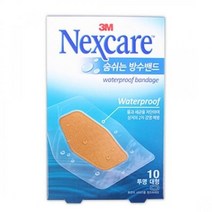 3M 넥스케어 숨쉬는 방수밴드 투명 대형 10매 582-10