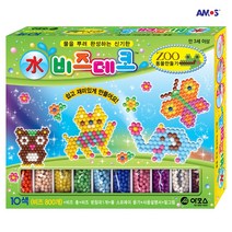 아모스 비즈데코 동물 만들기 비즈 아트 놀이 DIY 세트