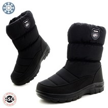 [방한 털안감] 발볼넓고 쿠션감좋은 미끄럼방지 고무창 패딩 생활방수 남성 따뜻한 신기좋은 스노우부츠