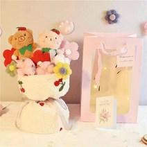 폼폼푸린 인형꽃다발 발렌타인데이 쿠로미 선물 3월14일 꽃다발 재롱잔치 생일 기념일 화이트데이 2월14일, J