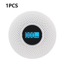 가스누설경보기 감지기 경보기 CE ROHS 연기 CO 경보 감지기 광전 조합 및 일산화탄소 2 년 수명, 01 1pc