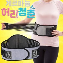 TV홈쇼핑 게르마늄 허리청춘 허리 보호대 복대 허리보호 밴드, 1개