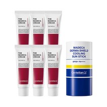 동국제약 마데카 크림 시즌6 15ml x6 + 쿨링 선스틱 22g, 단품
