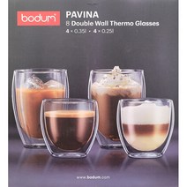 보덤 파비나 더블월 유리컵 8P 세트 BODUM, 8개