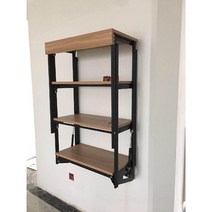 접이식 선반 변형 테이블 절약 다용도 폴딩 겸용 식탁 가구 트랜스포머 리프트 장식장 변신 다기능 공간활용, 고급형 브라운