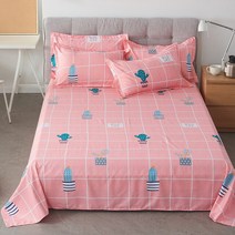 라지킹침대 퀸 킹 침대 플랫 시트 Comefortable 서리로 덥은 기숙사 청소년 매트리스 커버 일반 침구 Bedsheet, [04] 230cmX250cm, [15] 15