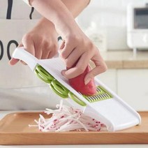 양배추기계 양배추 야채 슬라이서 주방 가제트 수동 커터 슬라이서 롤러 강판 감자 당근 치즈 슈레더 액세서리, White Slicer