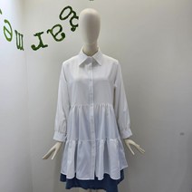 페이지플린프릴셔츠형블라우스/F3ABL470A