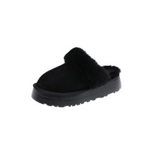피카소 폭신 따뜻한 스웨이드 키높이 어그 털 슬리퍼