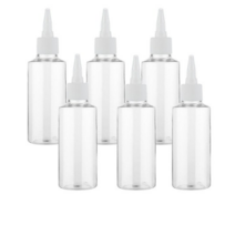 병도매닷컴 투명 뾰족 흰색마개 공병 AC100, 100ml, 12개입