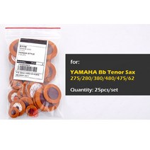 이탈리아 오리지널 색소폰 패드 야마하 색소폰용 알토 테너 색소폰 패드 yts yss yas 26 275 200dr 380 480 475 62 for selmer sax 802, 야마하 테너 색소폰용