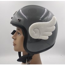 할리 천사 날개 헬멧 장식 바이크동호회 인싸템 헬멧 악세사리 여성 라이더 핑크 리본 용품 오토바이, G