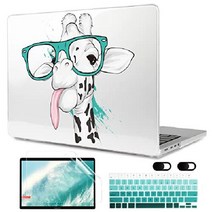 맥북프로 14인치 M1 M2 하드 보호 케이스 키보드커버 포함 Meegoodo, 퍼니 지라페
