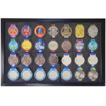 메달 장식장 트로피 진열 상패 전시대 배지 진열 거치, 3X4 블랙