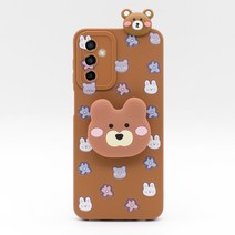 비욘드마켓 갤럭시 버디2 그립톡 케이스 M236 토끼 곰돌이 캐릭터