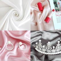 사진촬영 배경지 실크천 흰색천 감성연출 주름원단, 화이트, 200x150