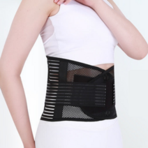 퍼펙트헬스 가벼운 메쉬 얇은허리보호대 W-209 복대, XL