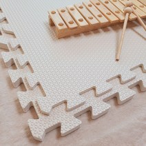 [심플리매트] 어린이 반려동물 안전 퍼즐매트 60cm*60cm 4장 1세트 (KC인증), 10미리, 라이트그레이