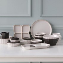 신혼그릇 혼수그릇 명품 예쁜 도자기그릇, 찬기(소), 브라운