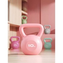 무게조절케틀벨 홈트레이닝 크로스핏 휴대용, 5LB(약 2.3kg) 시안(어린이노인 권장)