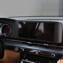 [JR SHOP] 신형 4세대 카니발 KA4 계기판 네비 패널 카본 랩핑 필름 스티커, 1set, 헤어라인검정