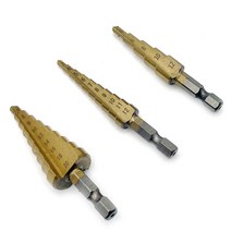 스트레이트 HSS 드릴 비트 티타늄 코팅3P