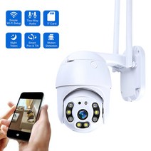 CCTV 현관 돔카메라 CCTV 펫 가정용 cctv 이글루캠 집안 캠 보안 카메라 야외 속도 돔 인간 감지 무선 카메라 줌 홈 안전 앱시시티비 외부 설치 강아지, 2mp 128g 카드 추가, 나는 플러그