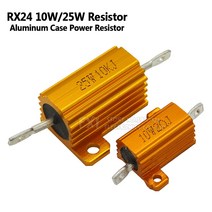 저항기 가변저항 전자 필름1PCS 10W 25W 알루미늄 전원 금속 쉘 케이스 권선 저항기 0.01 30K 1 2 3 5 6 8, 100 25W 4R