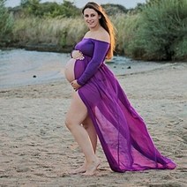 만삭촬영원피스 만삭사진 임산부원피스 임부복 출산 사진 소품 맥시 출산 가운 레이스 출산 드레스 임산부 멋진 촬영 사진 여름 임신 드레스
