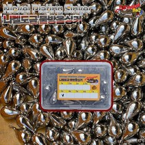 엘리게이터 니켈도금 스위벨 물방울 봉돌 추/회전도래, 2.5호