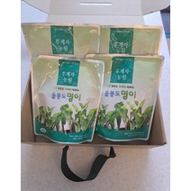 (선물세트) 후계자농원 울릉도 자연산 산마늘 명이나물 장아찌 선물용 1kg, 500g(진공팩) 2개