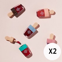 [에뛰드] 디어 달링 워터젤 틴트 (아이스크림) 2개, 옵션1:OR205 살구레드|옵션2:RD308 꿀꿀레드, 단품