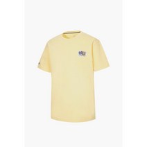 [정품] 코오롱스포츠 [코오롱스포츠] 남여공용 캠핑 와펜 반팔 티셔츠 TLTCM22611YEL