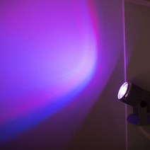 rgb 1w led 무대 스포트라이트 경량 휴대용 램프 360도 소프트 파티 댄스 플로어 스포트라이트 디스코 dj bar ktv 조명, 보라색 빛