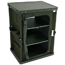 야외 캠핑 접이식 수납장 차박 정리대 휴대용 캠핑선반, 카키, 단품