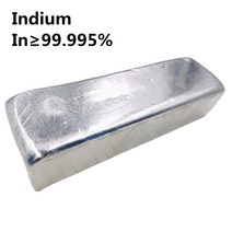 인듐 금속 99.995 고순도 원소 잉곳 - 취미 수집 실험 표본, 500g