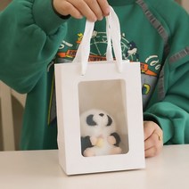 판다 인형 아기 팬더 에버랜드 키링 굿즈 그란데, 5.노란젖병ㅣ핸드백ㅣ종이박스운송, 10센티