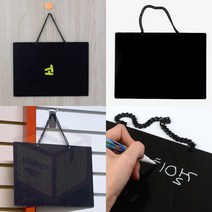 마켓프리 블랙보드 걸이형 메뉴판거치대 스탠드광고판 카페메뉴판 메뉴POP 스탠드안내판 벽걸이메뉴판 음식점메뉴판 까페입간판 카페입간판, 소