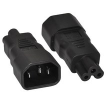 PDU UPS C14 ~ C5 IEC320 C13 / C14 ~ C5 / C6 주전자 PC 노트북 전원 공급 장치 케이블 어댑터, 하나, 검은 색