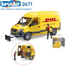 브루더 2671 벤츠 DHL 승합차 택배차량과 피규어 Van