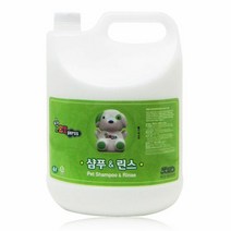 키밍 펫퍼스 대용량 샴푸 린스 겸용 4L 강아지 반려견 목, 본품