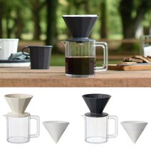 킨토 알프레스코 드립 세트 4컵 2color, 상세설명 참조, 베이지