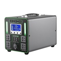 대용량 파워뱅크 220v 올인원 삼원계 휴대용 차박 캠핑용 배터리, 1500w 2400wh