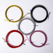 헬스피그 와이어줄넘기 크로스핏 스피드 RPM 교체용줄, 옐로우