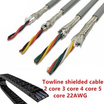 선통대 요비선 손통기 1715201822awg 2-8 코어 towline 차폐 케이블 1m pvc 유연한 와이어 굽힘 부식 방지 구리 와이어 저항, 15 awg 1미터, 3 코어