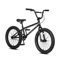 Cubsala Crossea Freestyle BMX 자전거 어린이 소년 소녀 및 초보자, Black, Crossea 18'