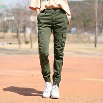 여자 카고바지 아웃포켓 지퍼 조거 카고팬츠 남여공용 빅사이즈 여성 캐주얼바지