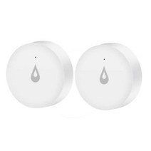 누수탐지기 아파트누수 ZigBee투야 누수 감지기 홍수 센서 물 탱크 전체 연결 알람 스마트 홈 보안 보호 스마트라이프 앱, 2PCS+2PCS
